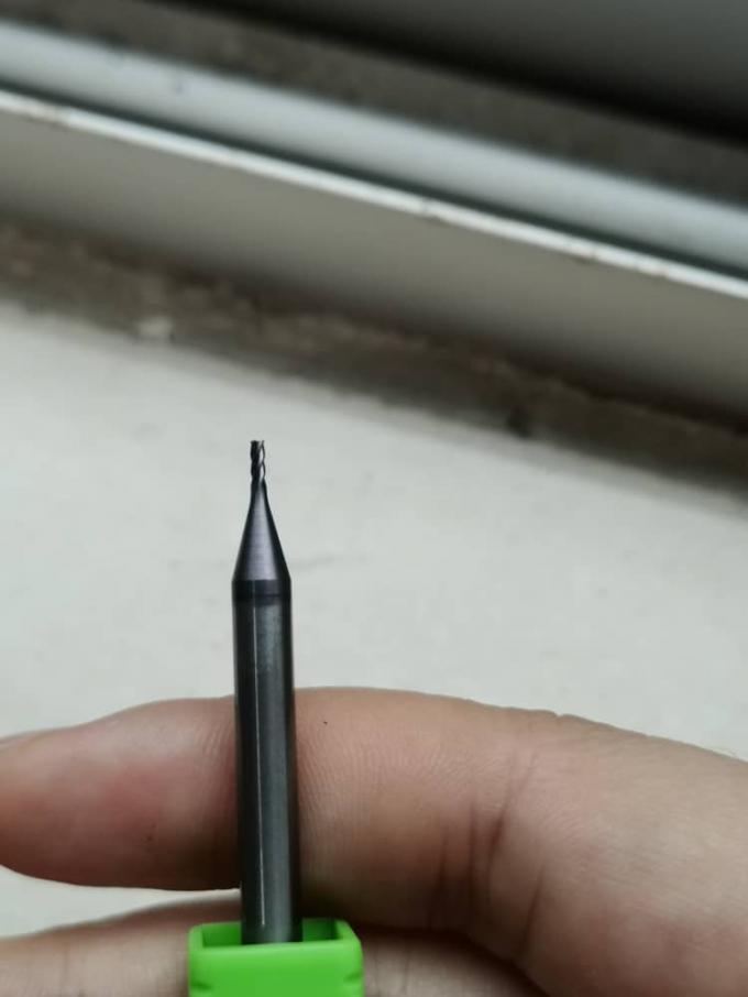 0.5mm 1.0mm 2 Flutes Carbide End Mill Cutter 2